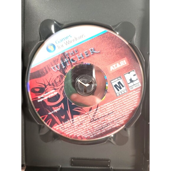 The Witcher 2007 Original Red Box PC Windows Game Atari BioWare No Manual - Picture 4 of 5
